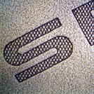 Laser engrave textiles